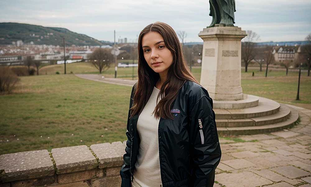 Nő és a kabátja, ősz, tél, tavasz